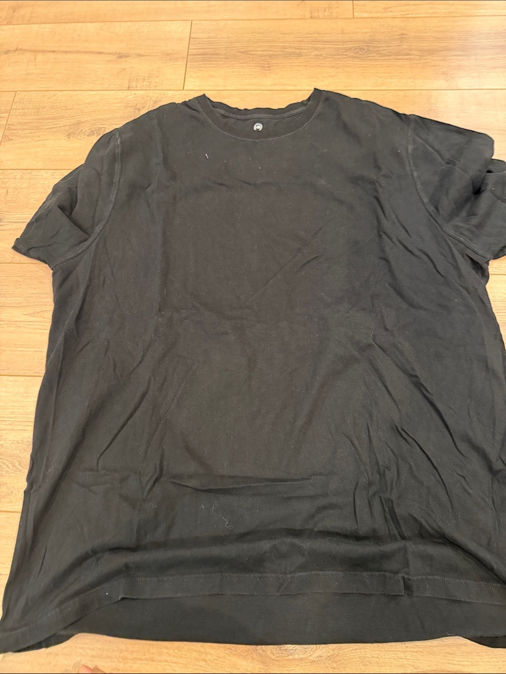 Harbor Bay Black Short Sleeve Crew Neck Tee